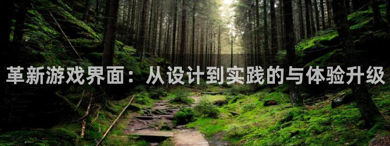 奇亿娱乐注册开户：革新游戏界面：从设计到实践的与体验升级